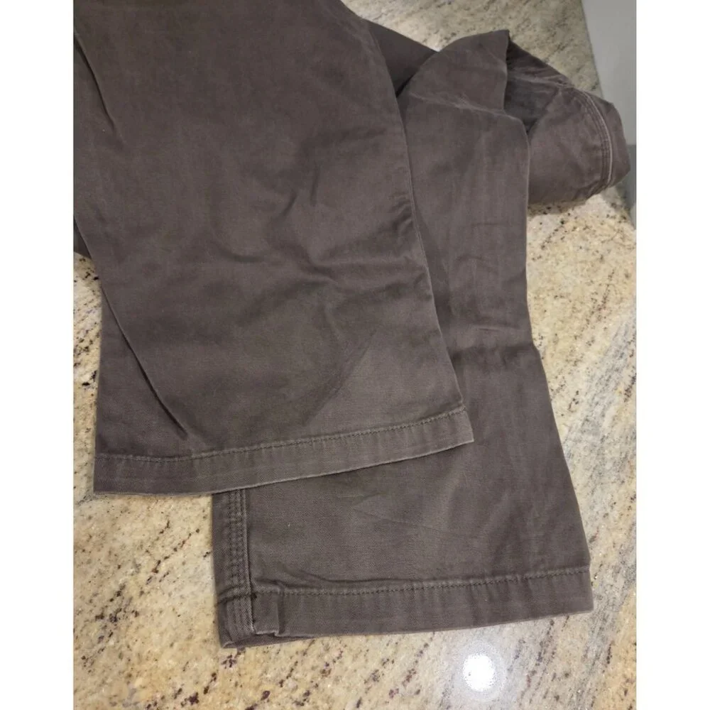 Carhartt Pants Utility Men 44x32 Brown Cotton Canvas Carpenter Work B324 DFE